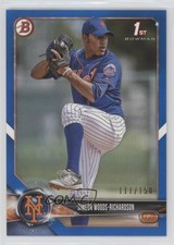 2018 Bowman Draft Blue 111/150 Simeon Woods Richardson Woods-Richardson 04z0