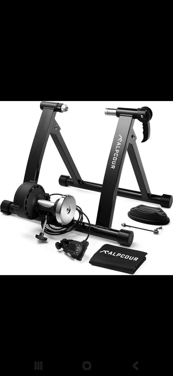 Indoor Bike Trainer Stand MT-04 Blue &ndash; Magnetic Resistance &ndash; New in Box