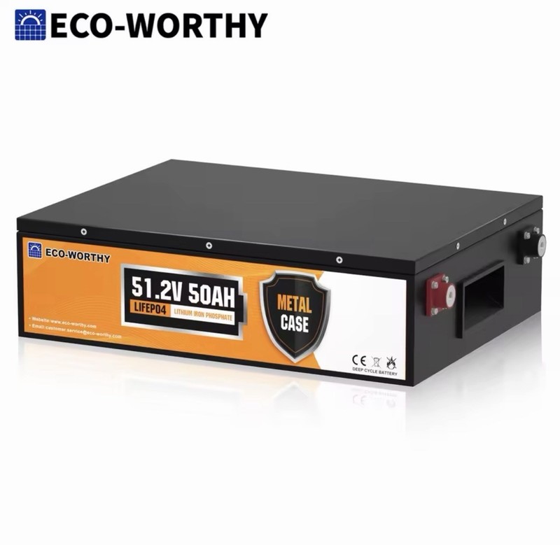 ECO-WORTHY 51.2v 50ah lifepo4 Lithium, Iron Phosphate ￼