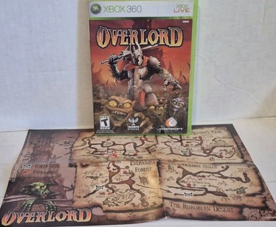 Overlord (Xbox 360, 2007) Complete With Manual And Map Tested Great Disc