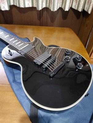 ミュージシャン Epiphone - TRIVIUM Epiphone TRIVIUM Matt Heafy Les Paul Custom 7-Strings Guitar Black