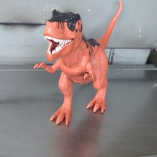Orange/Black T-Rex Dinosaur Toy Figure w/ Light-Up Eyes, MPN WM-H 20210315