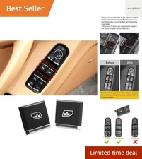 2PCS Driver Side Window Switch Buttons Compatible with Porsche Cayenne 2011-2...