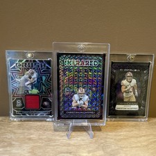 Panini 2023 Numbered Christian McCaffrey Card Lot (3) Spectra & Obsidian 49ers 