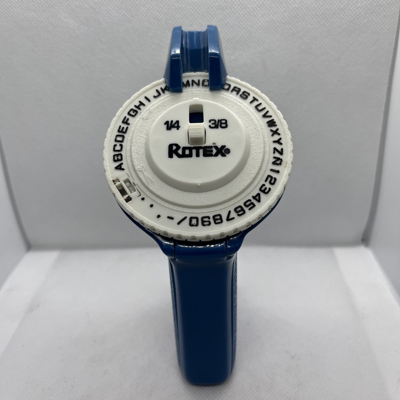 Vintage Rotex Label Maker 1/4 & 3/8 Inch with Tested Working DYMO-image