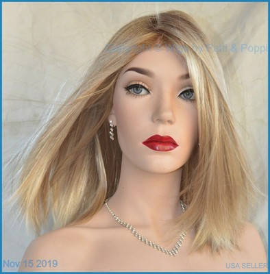 Sutton | High Society | Estetica | Lace Front Monotop | RH1488M Blond