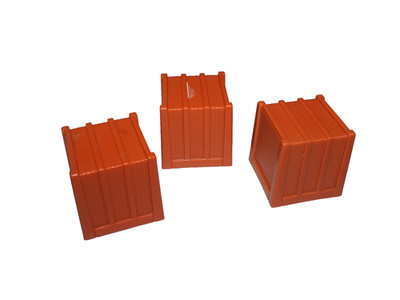Vintage 1988 Playskool Express Train : Cargo Crates : Set of 3 {T113}
