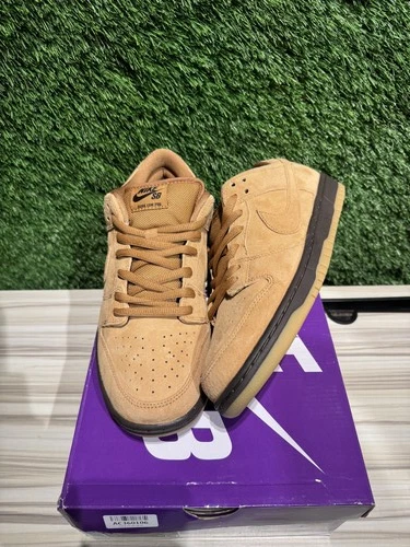 Size 10.5M/12W - Nike SB Dunk Low Wheat Sz 10.5M BQ6817-204 
