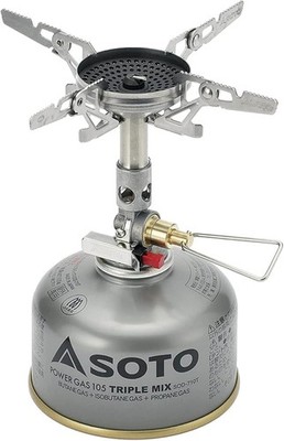 SOTO Windmaster Canister Stove with 4Flex for Windy Weather - Lightweight and Du