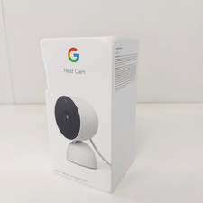 NEW Google Nest Cam Indoor Wired Smart Security Camera - Snow GA01998-GB