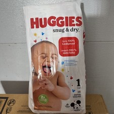 Huggies Snug And Dry 38 Ct Size 1