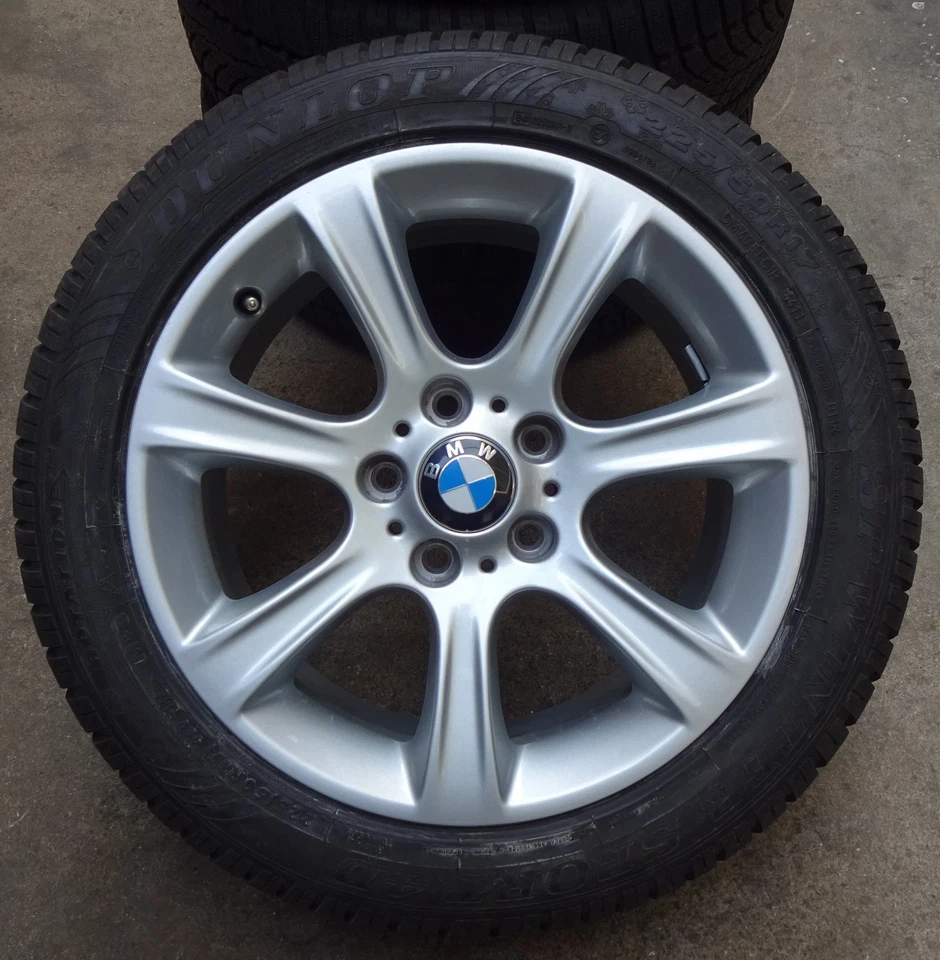 4x Original BMW Winterräder 225/50 R17 98V - für 3er F30 F31 4er F32 F33 F36 113 - Bild 2 von 4