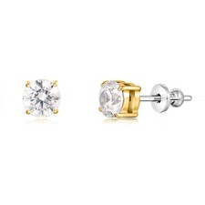 Implant Grade Pure Titanium Studs, F136 Hypoallergenic G23 Small Dainty Ear - 12