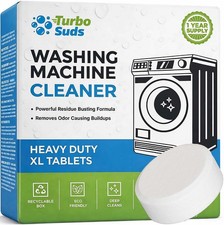 Washing Machine Cleaner Tablets Eliminates Odors Deep Cleans Washer Internals