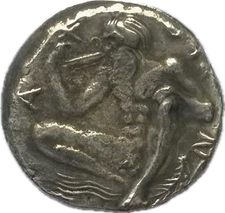 Satyr and Bearded Deity – Classical Revival Medallion