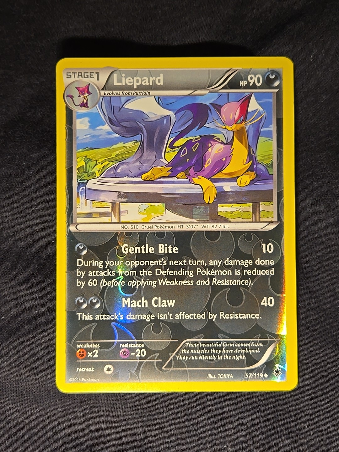 Liepard 57/119 Phantom Forces Reverse Holo LP