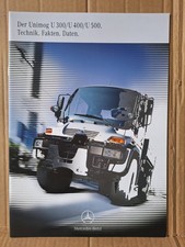 Mercedes-Benz Unimog U 300/U 400/U 500   Prospekt Traktor Schlepper
