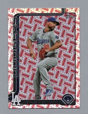 2025 Topps Series 2 Kirby Yates Hotdog Card # 4397 SN 26/99