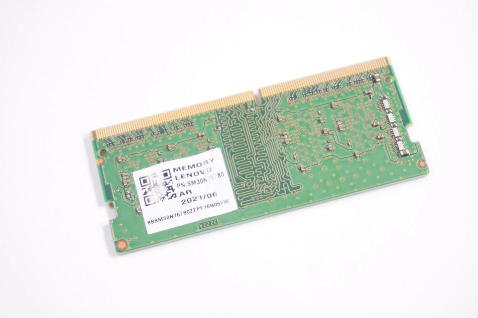 5M30V06969 Lenovo 8GB PC4-3200AA 3200Mhz SO-DIMM Memory 82H801DQUS - Image 2 of 2