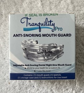 Tranquility Pro Adjustable Mouthpiece Anti-Snoring Mouth Guard Dental Night