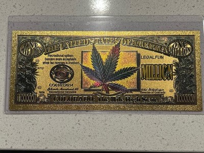 Rare (Colorado)Gold Foil Banknote. Comes In Top Loader Sleeve.