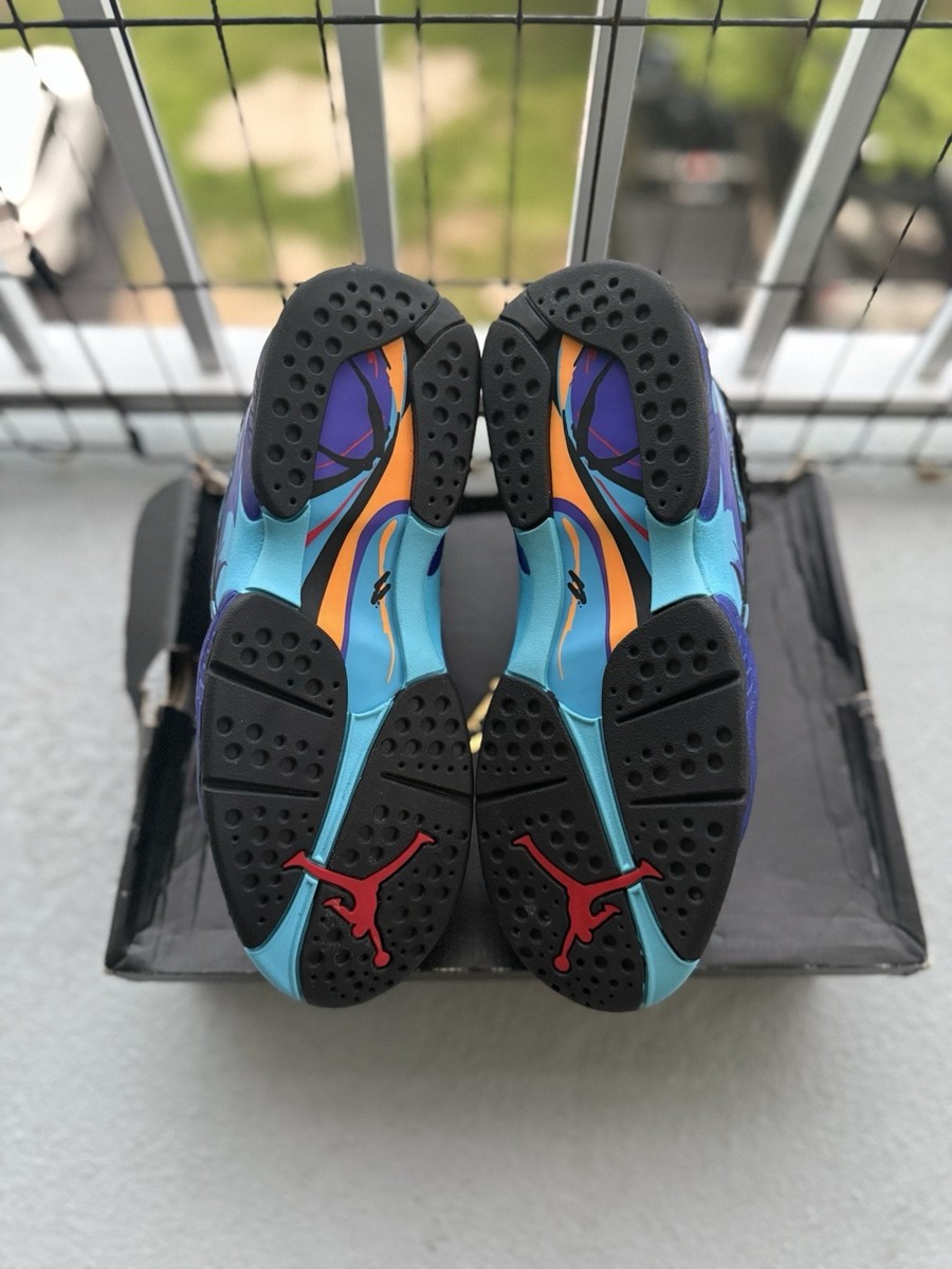 jordan 8 aqua bottom