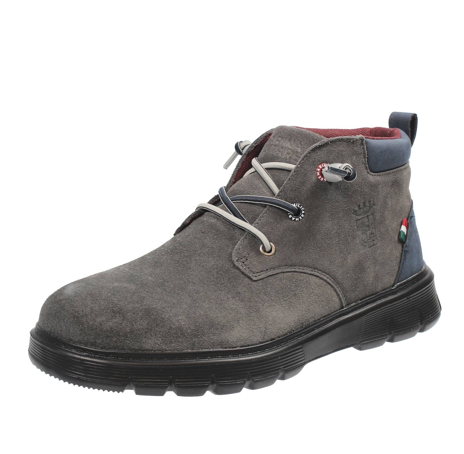 Polnische Marine aus grauem Wildleder - Größe 45 [28 cm] Herrenschuhe