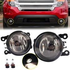 For Ford Explorer 2011-2015 Clear Front Bumper Driving Fog Light Replacement
