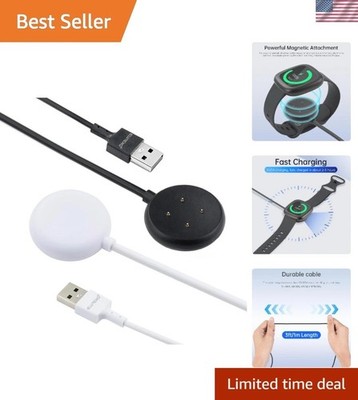 Durable 1M Magnetic Charger for Google Pixel Watch 2 - USB-A Fast Charge
