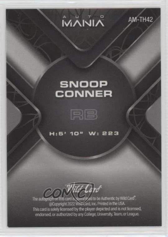 2022 Mania Triangle Scribbles Blue Pulsar /5 Snoop Conner Rookie Auto RC - Image 2 of 2