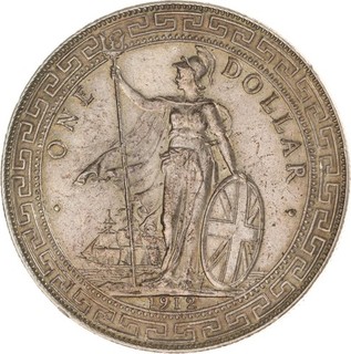 Great Britain Trade Dollar 1912