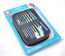 Boye 25pc CrochetMaster: 16 Steel Hooks  8 Aluminum Hooks with Carrying CaseNew