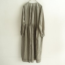 nest Robe Cotton Silk Print Gathered Shirt Dress Size F 