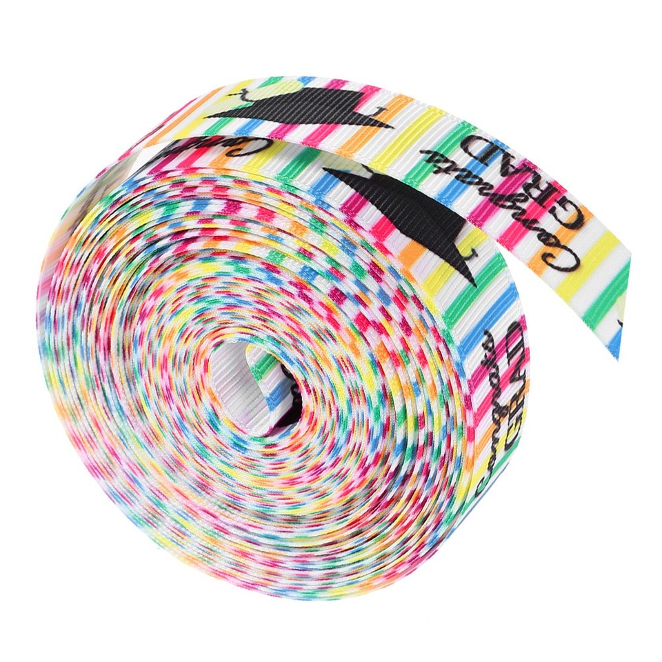 Bright Multi Color Decorative Ribbon for Graduation Gifts and Crafts ...