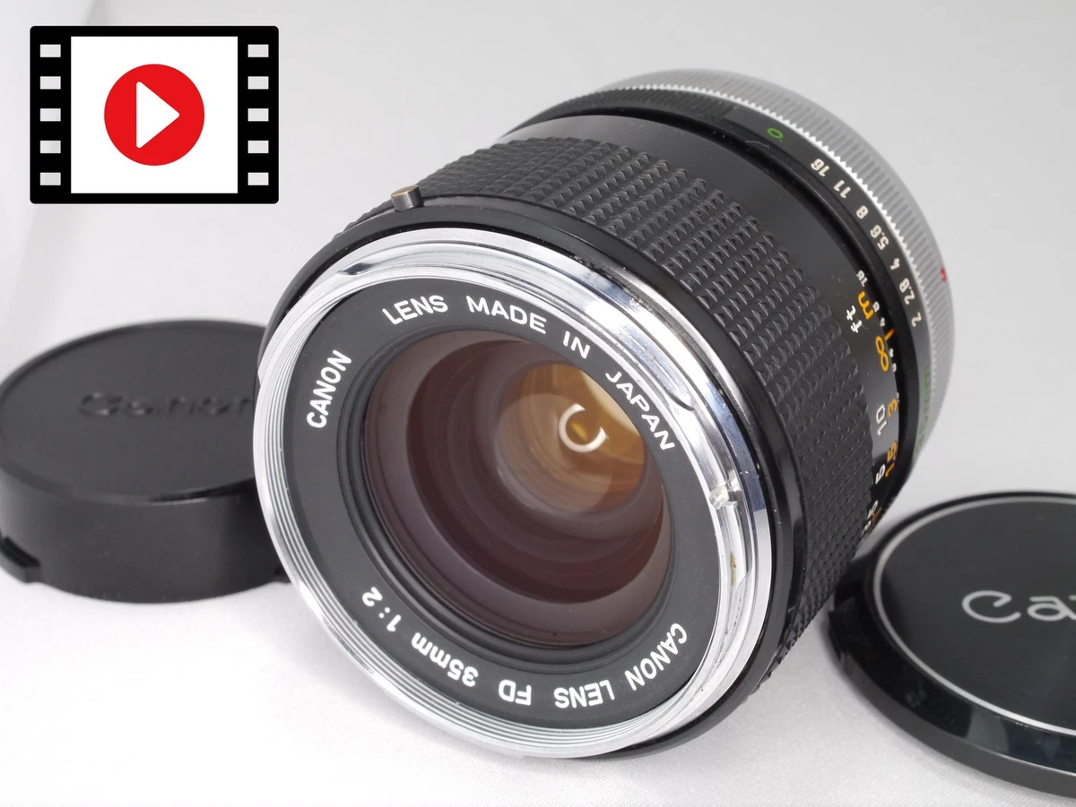 Canon FD 35mm f/2 Camera Lenses for sale | eBay