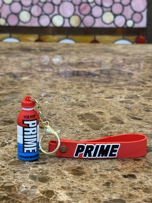 Creative Prime Drink 3D Rubber Keychain Cute Bottle Key Chains