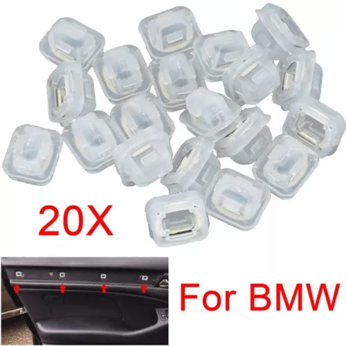 20x Clips de panel de moldura de puerta para serie 3 E46 E90 E91 E92 E93 E53 51418215806 - Imagen 3 de 16