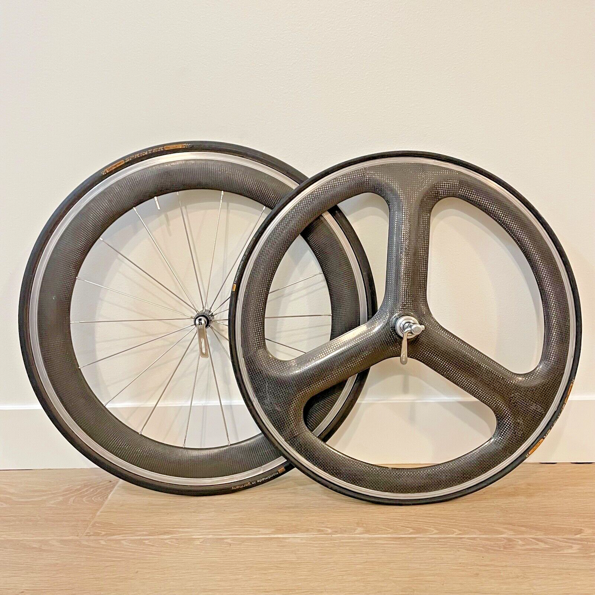 超歓迎された Carbon CX Tri-spoke 3 HED Fiber Alloy Tubular 650c Wheelset 26インチ、650C