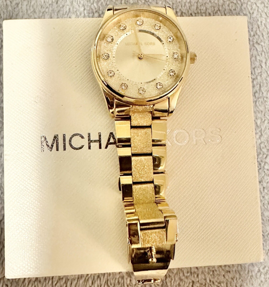 Michael Kors Colette Gold-tone watch Colette Onyx and Gold-Tone Watch | Michael Kors [US] main image 2