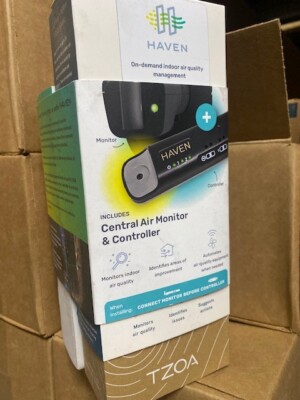 TZOA HAVEN Central Air Monitor & Controller Bundle SMARTER SIMPLE BRAND (NEW)