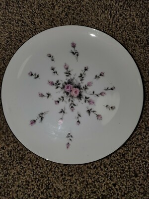 HARMONY HOUSE ROSEBUD SALAD PLATE FLORAL ROSES