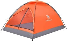 CAMEL CROWN 2 Person Camping Dome Tent, Waterproof, Spacious, Lightweight - New