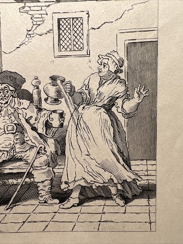 Antik Stahlstich 1860 The Farmers Return Illustration Engraving Illustration - Bild 6 von 9