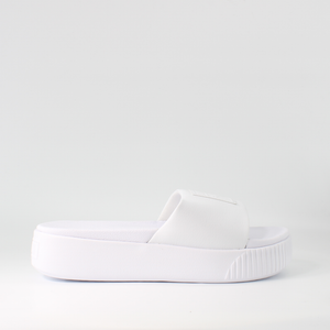 puma fluffy sliders grey