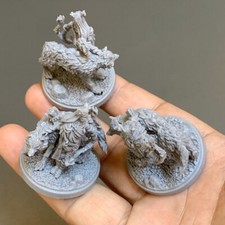 LOT 3 Monster HERO GAME Miniature For Dungeons Dragon D D Figure toy kids WOLF
