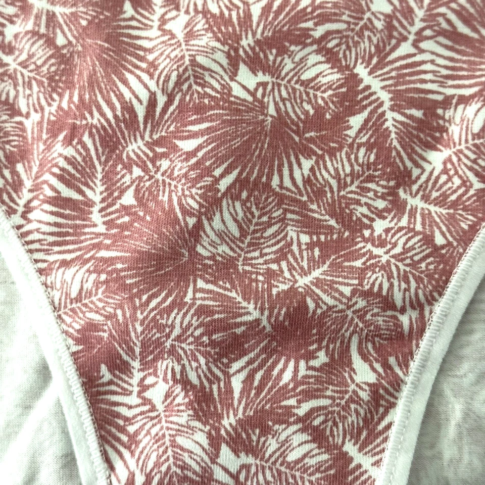 BALI 5 Pack Women's Size 2XL Cotton Briefs Panties Black Pink White Burgundy - Image 3 of 4