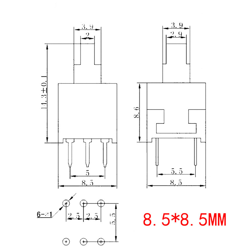 10 PZ/LOTTO 5.8x5.8 7x7 8x8 8.5x8.5mm Autobloccante - Foto 5