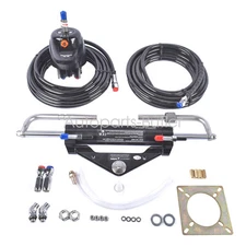 24FT Boat Hydraulic Steering System Kit Marine Outboard Steering 150HP HK4200A-3