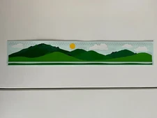 Creative Memories / Mrs. Grossman's NLA Design Lines Sticker - Green Hills