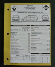 Revue technique Renault SCENIC